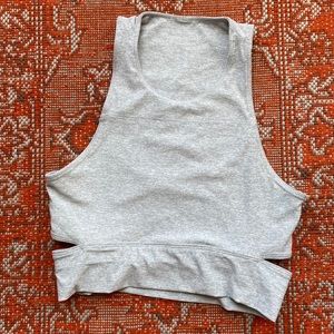Outdoor Voices Split Back Crop Sz S